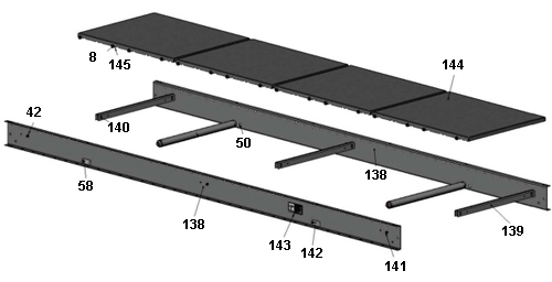 Belt Intermediate Slider Bed Parts